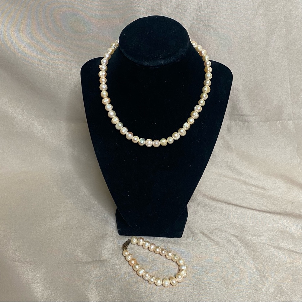 Vintage Baroque Freshwater Pearl Necklace